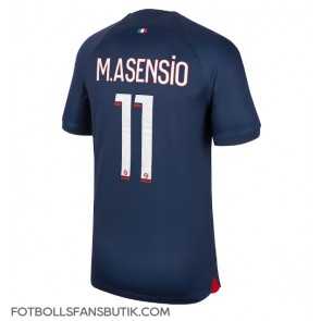 Paris Saint-Germain Marco Asensio #11 Replika Hemmatröja 2023-24 Kortärmad